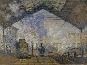 Claude Monet La Gare Saint-Lazare de Claude Monet china oil painting artist